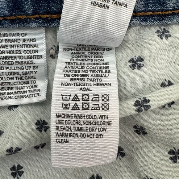 Lucky Brand 181 Relaxed Straight Jeans Mens 36*30 Medium Wash Stretch Pockets - Picture 11 of 16